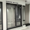 Star Love 125 Aluminum Alloy Inswing Casement Window with Security Stainless Steel Mesh