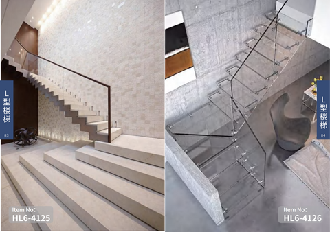Handrail for Staircases Design Brass/copper Balutrades