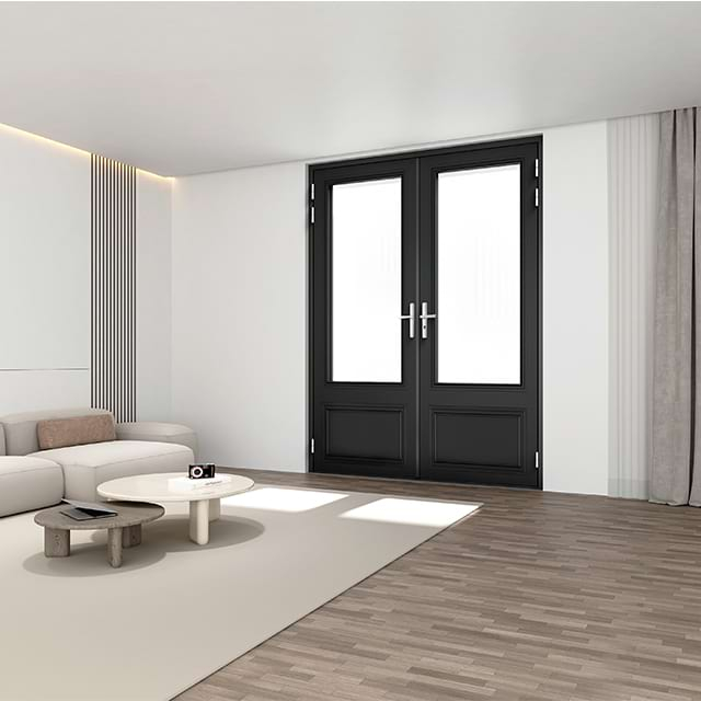 Customized High Quality Entrance Door Aluminum Intelligent Entrance Single Cast Front Entry Doors Modern Security Door for Sale