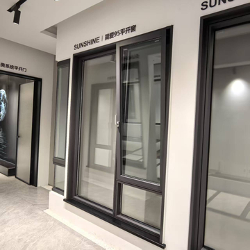 Hurricane Impact Thermal Break Double Glazed Glass Tilt And Turn Window And Door Aluminium Casement Windows For Apartments and Houses