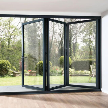 Flexible Heat Insulation sliding folding aluminum doors