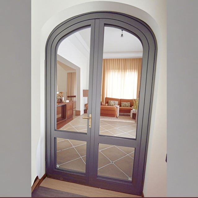 Frond Door Exterior Wood Arched Doors