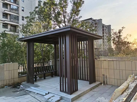 Garden Decorative Marble Gazebo Sculpture Stone Pavilion