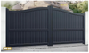 Automatic Driveway Folding Curve Corner Gate of Aluminium Alloy