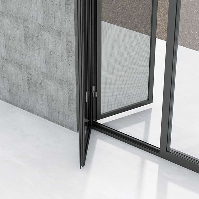 Sliding door frame and corner joint