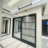 Transparent Aluminum Alloy Sliding Door with Locks And Security Mesh To Keep Away From Burglar