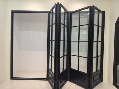 Customize Size and Color Aluminum French Folding Door