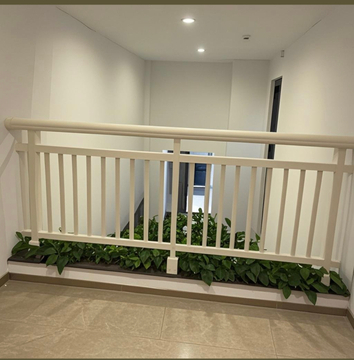 Customized Matt Gray Ultra Clear Tempered Glass Railing Frameless Glass Balcony Balustrade