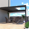 Customized Wall-mounted Self Standing Aluminum Pergola with Folding Flipping Blades of Different Sizes 