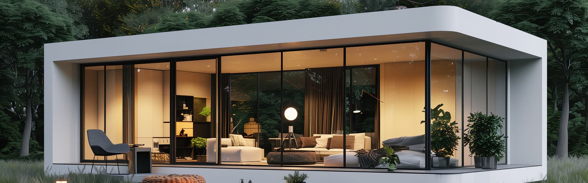 Modern sliding doors with aluminum frame system