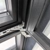 Star Love 125 Aluminum Alloy Inswing Casement Window with Security Stainless Steel Mesh