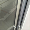 European Double Glass Grill Pattern Narrow Soundproof Aluminum French Door