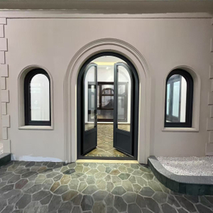 Aluminium Arch Doors High Quality New Design Aluminium Framed Doors for Villa