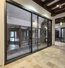 Customization Barn Door Track Heavy Duty Double Track Bypass Sliding Bifold Barn Double Door Aluminium Door