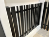 black aluminium railing 