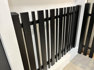 black aluminium railing 