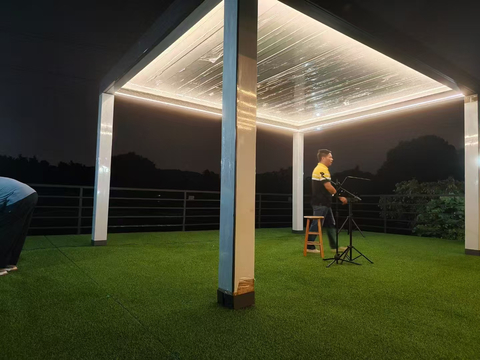 Motorized Louvered Pergola And Taimco Or105, Quoting Your Desired 160–200 kg/m² Snow Load And Motor