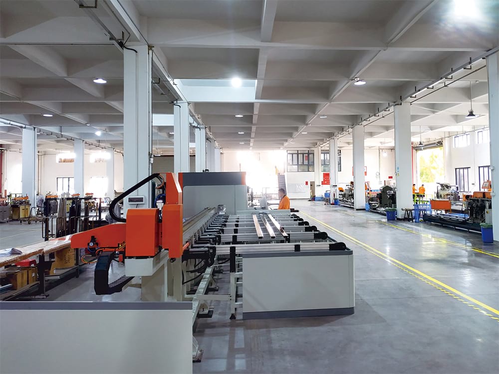 Aluminum Alloy System Door And Window Manufacturing Center