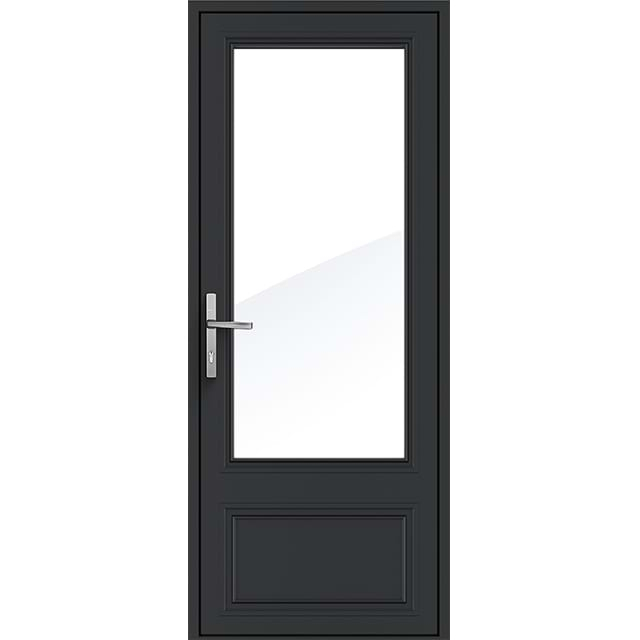 Customized High Quality Entrance Door Aluminum Intelligent Entrance Single Cast Front Entry Doors Modern Security Door for Sale