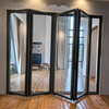 Wholesale Modern Nfrc As2047 Aluminum Bi-fold Doors Custom Balcony Patio Double Glass Exterior Partition Foldable Folding Door