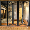 Slide glass folding door for house and villa exterior use 