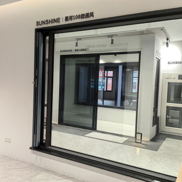 Galaxy 108 Series Aluminum Alloy Micro Ventilation Window with Security Mesh