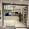 8mm Single Tempered Glass Sliding Door for Living Room with Aluminum Slim Frame