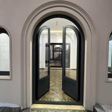 Aluminium Arch Doors High Quality New Design Aluminium Framed Doors for Villa