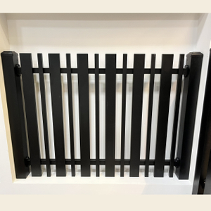 black aluminium railing 