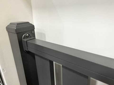 Customized Aluminium Railing Roof Edge Fall Protection Safety Railing Roof Rail 