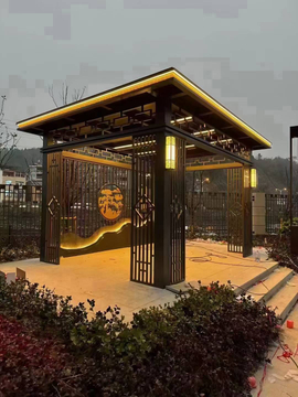 Custom Louver Metal Roof Aluminium Gazebo