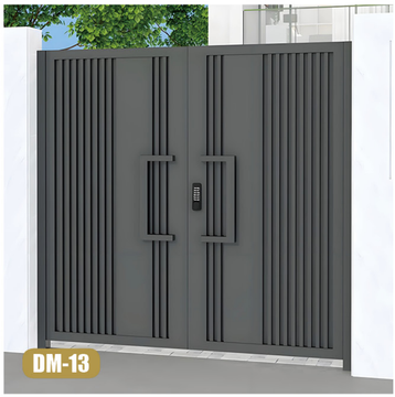 Automatic Driveway Folding Curve Corner Gate of Aluminium Alloy