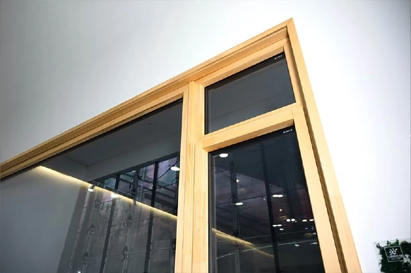 Cypress Wood Casement Windows 