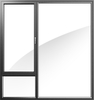 Galaxy 88 Inwards Casement Window Tilt and Turn Window With Mesh