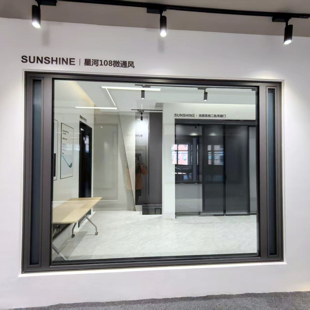 Galaxy 108 Series Aluminum Alloy Micro Ventilation Window with Security Mesh