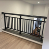 Customized Matt Gray Ultra Clear Tempered Glass Railing Frameless Glass Balcony Balustrade