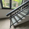 Apartment Villa Stairs Glass Railing Interior Aluminium Glass Railing Guardrail Glass Handrail with Double Laminated Tempered Glass