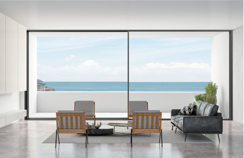 Aluminium Sliding Doors Double Glazed Energy Efficient Sliding Door