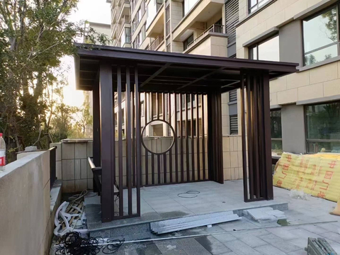 Garden Decorative Marble Gazebo Sculpture Stone Pavilion