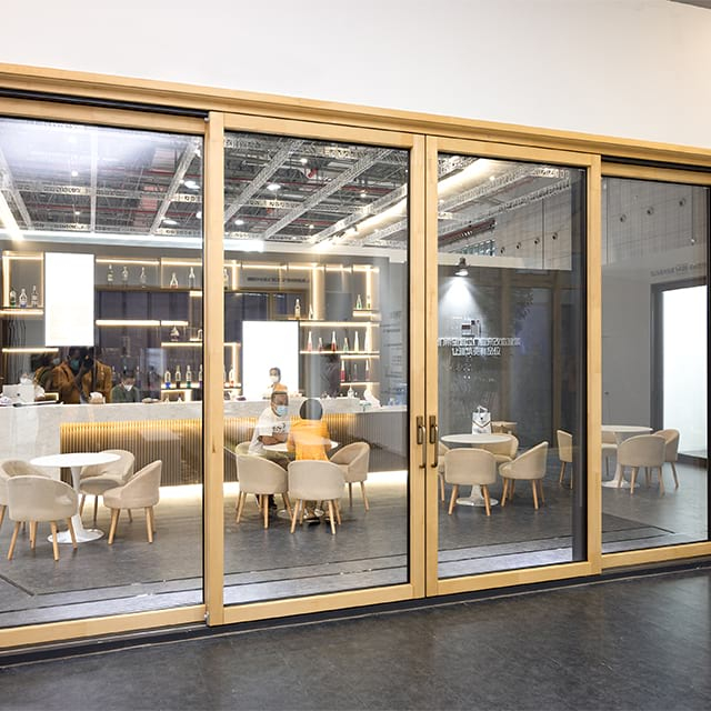 Aluminum Clad Wood Lift Up Sliding Door 