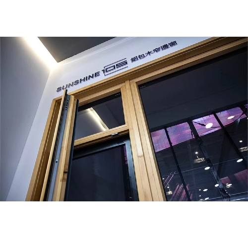 Aluminum-Clad Cypress Wood Casement Windows 