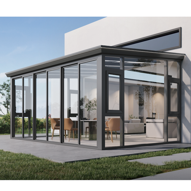 Aluminum Alloy Sunroom with Door And Windows of Heat Insulation
