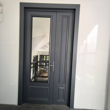 Aluminium Alloy Glass Entry Door for Villa and Apartment
