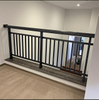 Customized Matt Gray Ultra Clear Tempered Glass Railing Frameless Glass Balcony Balustrade