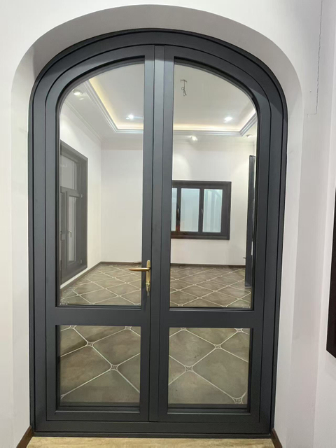 Forest Style Wedding Arch Wooden Frame Outdoor Lawn Crescent Opening Door Indoor Photography Wedding Flower Door