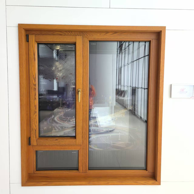 Modern Design Sliding Wooden French Doors Timber Clad Aluminum Wooden Double Glaze Sliding Exterior Glass Doors for Patio