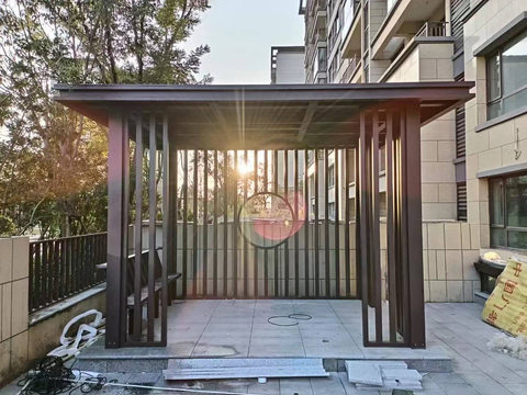 Garden Decorative Marble Gazebo Sculpture Stone Pavilion