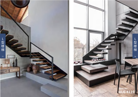 Handrail for Staircases Design Brass/copper Balutrades