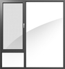 Hurricane Impact Thermal Break Double Glazed Glass Tilt And Turn Window And Door Aluminium Casement Windows Design