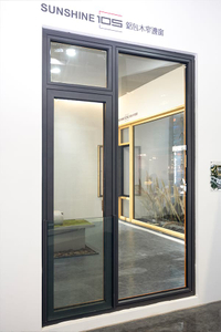 Aluminium Clad Wood Indoors Casement Window for Exterior Door